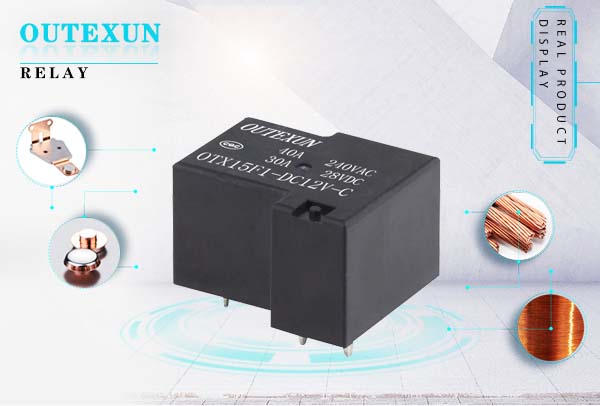 OTX15F1继电器--4脚四脚五脚5脚3V5V9V12V24V48V40A30A1常开常闭转换32x 27.5x 19.3,OUTEXUN,YYH,OTX电磁功率继电器,