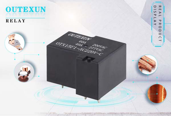 OTX15F-L继电器---常开常闭转换60A220V110V40A高负载T9015F1直流交流耐高浪涌电流T形继电器