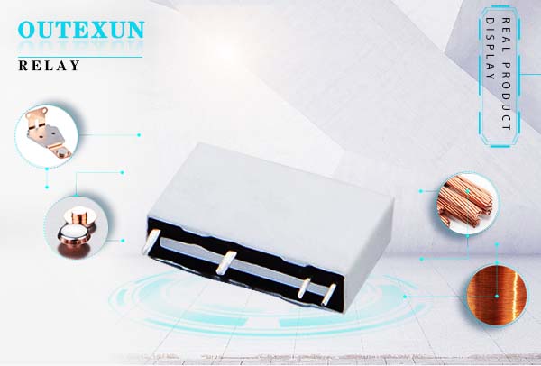 OTX49F继电器--4脚四脚3V5V9V12V24V48V5A常开20.0×5.0×12.5,OUTEXUN,YYH,OTX电磁功率继电器,超薄超小继电器