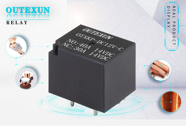 OTXKP继电器--6脚六脚七脚7脚3V5V9V12V24V48V40A30A常开常闭转换26.5*22*22.3,OUTEXUN,YYH,OTX电磁功率继电器,