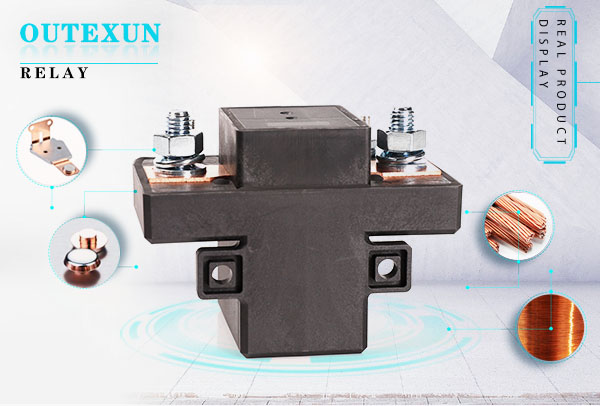 OTX88继电器--4脚四脚12V24V200A300A一组常开90×58×49.5,OUTEXUN,YYH,OTX电磁功率汽车继电器,
